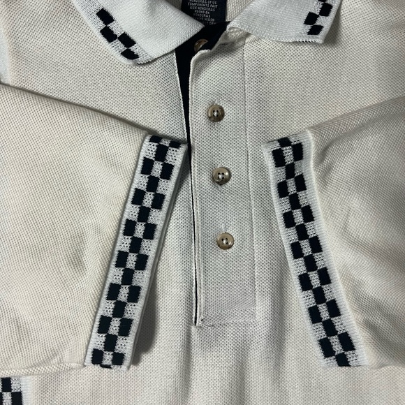 Vintage Speed Zone Race Gear Griff’s Houston Irish Pub Promo Polo Shirt Size M - Picture 5 of 6